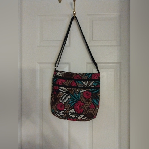 Vera Bradley Tropical Crossover Purse 11X12 In.Long - Picture 4 of 4